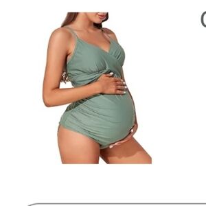 Maternity tankini swimsuit
